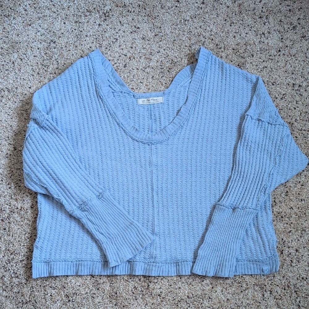 We The Free Free People Light Blue Top